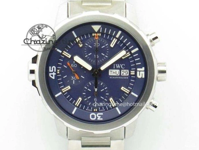 MIROTIME 0514 Pilot Chrono Spitfire IW387903 SS ZF 1:1 Best Edition Black Dial on Brown Leather Strap A OdorResistant 7127